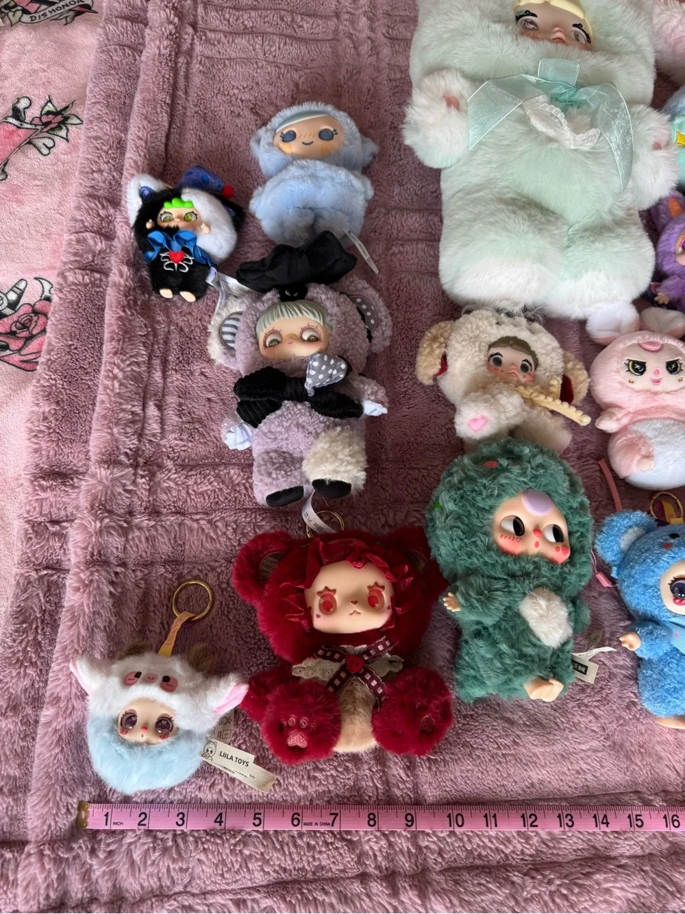 Plush Small Pets Collection - Assorted Pink and Pastel Plush Toys